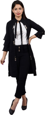 PERFECTPIVOT Women Ethnic Top Pant Ethnic Jacket Set