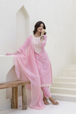 ANOUK Women Kurta Pant Dupatta Set