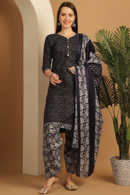 VihaanExim Women Kurta Patiala Dupatta Set