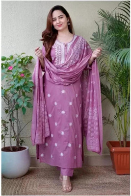 PILUDI Women Kurta Pant Dupatta Set