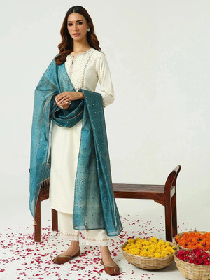 FIORRA Women Kurta Pant Dupatta Set