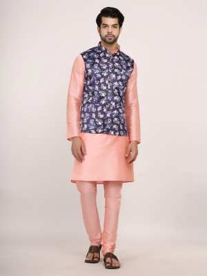 JEXI Men Kurta Pyjama Ethnic Jacket Set