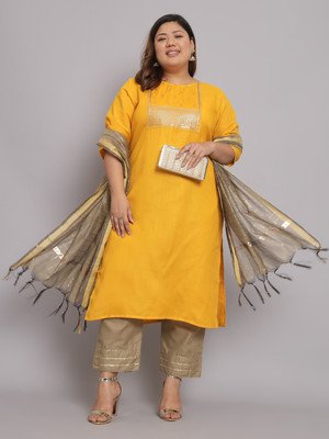 VredeVogel Women Kurta Pant Dupatta Set
