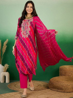 ANOUK Women Kurta Pant Dupatta Set