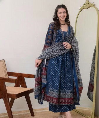 AEFTAA Women Kurta Palazzo Set
