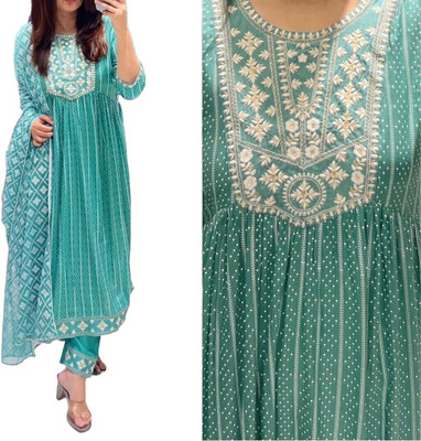 Koteshwar Women Kurta Pant Dupatta Set