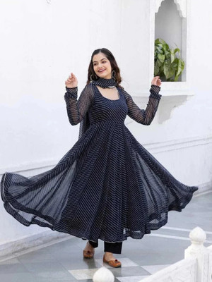 HouseOfCommon Women Ethnic Top Dupatta Set