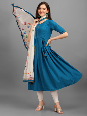 Youthnic Women Kurta Dupatta Set