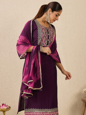 Indo Era Women Kurta Pant Dupatta Set