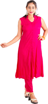 DRESSED UP DIVAS Women Kurta Palazzo Set