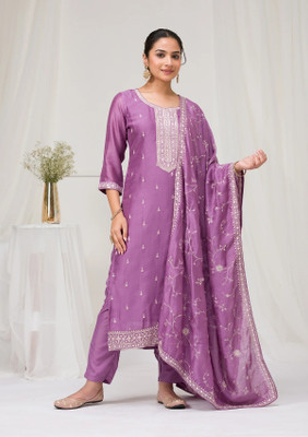 PANJURLI Women Kurta Salwar Dupatta Set