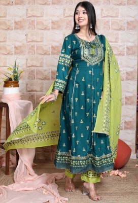 Patni Ethnic Women Kurta Palazzo Dupatta Set