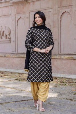 AAKASH Women Kurta Patiala Dupatta Set