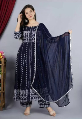 Parvati Women Kurta Palazzo Dupatta Set