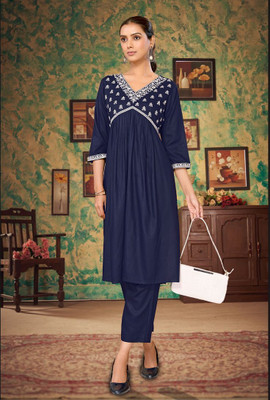 SHREESHA ENTERPRISE Women Kurti Pant Set