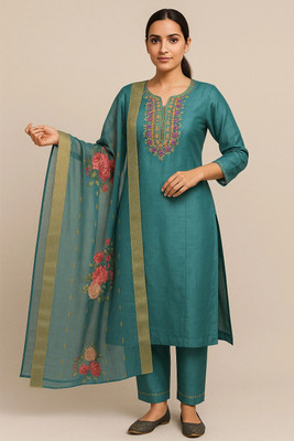 HouseOfCommon Women Kurta Salwar Dupatta Set