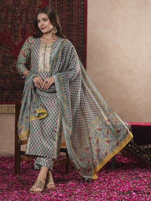 Divastri Women Kurta Pant Dupatta Set