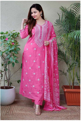 SAGASG STYLE Women Kurta Palazzo Dupatta Set