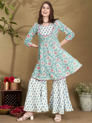 ANOUK Women Kurta Sharara Set