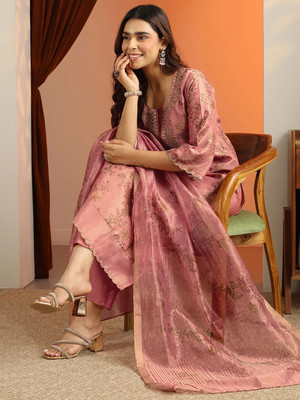 LIBAS Women Kurta Pant Dupatta Set