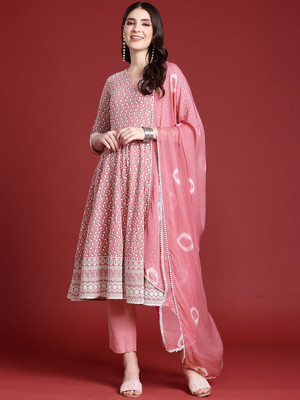 ANOUK Women Kurta Pyjama Attached Dupatta Set