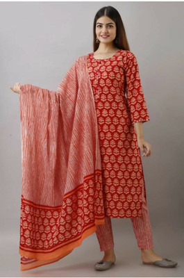 CLOFAB Women Kurta Pant Dupatta Set