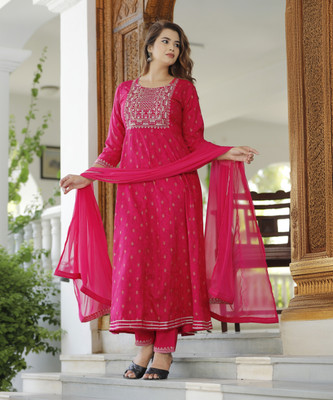 Radhika Fashion Women Kurta Pant Dupatta Set