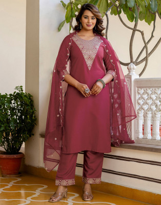 Divastri Women Kurta Pant Dupatta Set