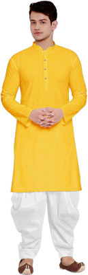 TRUST OUS Men Kurta Dhoti Pant Set