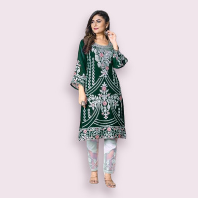 kk creation Women Kurta Pant Set