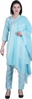 LNK FASHION Women Kurti Pant Dupatta Set