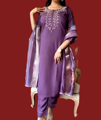 RUDKI ENTERPRISE Women Kurta Pant Dupatta Set