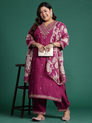 Indo Era Women Kurta Salwar Dupatta Set