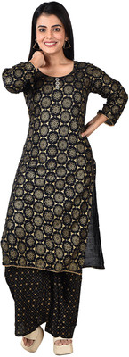 MBA CLOTHES ENTERPRISE Women Kurti Palazzo Set