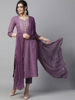 ak fashion mall Women Kurti Pant Dupatta Set