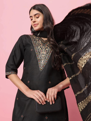 VredeVogel Women Kurta Pant Dupatta Set