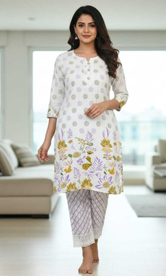 WearbyShah Women Kurti Pant Set
