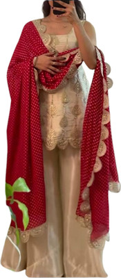 Gangotri Women Ethnic Top Sharara Dupatta Set