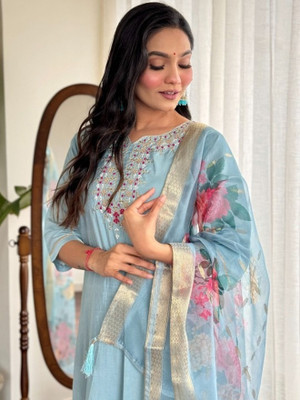 RUTSH CREATION Women Kurta Pant Dupatta Set