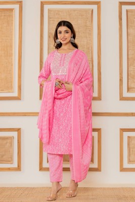 Varanga Women Kurta Pant Dupatta Set