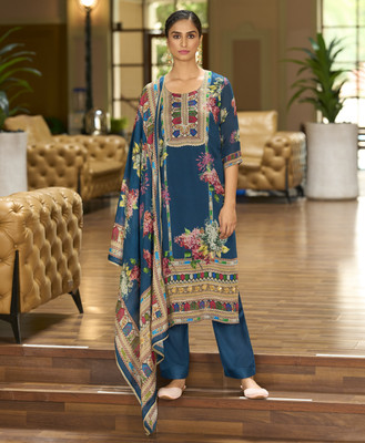 MOJILAA Women Kurta Pant Dupatta Set