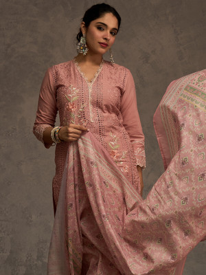 Indo Era Women Kurta Pant Dupatta Set