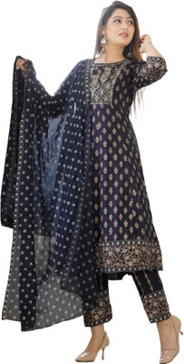 LaxmiCollection Women Kurta Pant Dupatta Set