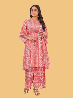 SELVIFAB Women Kaftan Palazzo Set