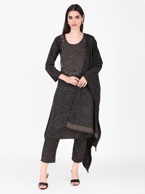 FNOCKS Women Kurti Pant Dupatta Set