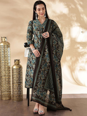 ANOUK Women Kurta Pant Dupatta Set