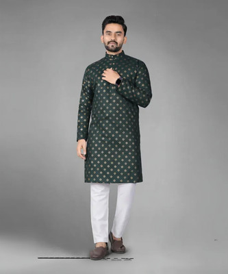 SONBAI Men Kurta Pyjama Set