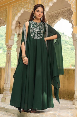 Vaidehi Fashion Embroidered Kurta, Trouser/Pant & Dupatta Set