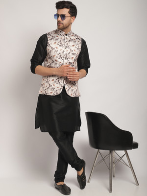 abeer fashion Men Kurta Pyjama Ethnic Jacket Set