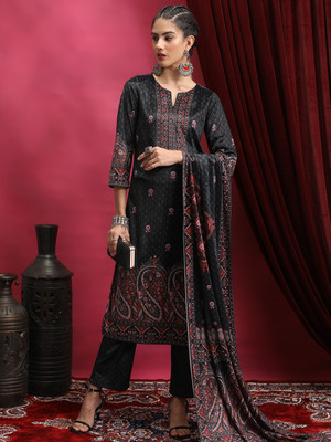Vishudh Women Kurta Palazzo Dupatta Set